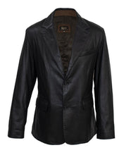 Load image into Gallery viewer, Remy Men’s Leather Two Button Blazer
